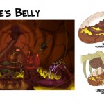 Lair of the Leviathan - Manatee Belly Enironment Concept Art